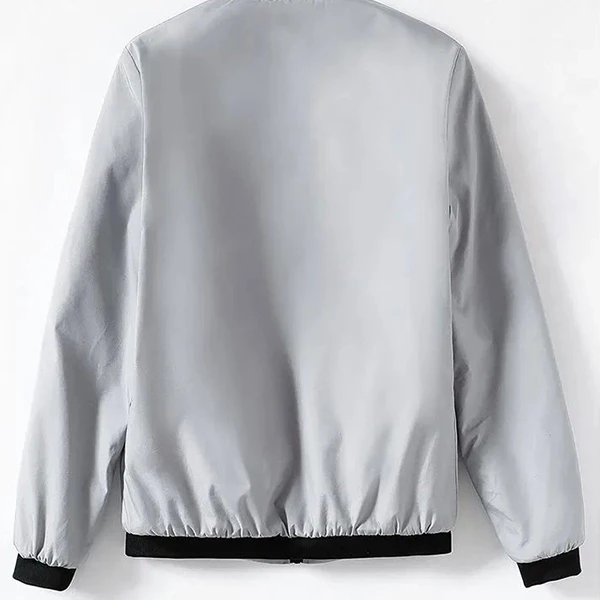 Men's Winter Zipper Closure Fleece Jacket - Stay Warm & Stylish