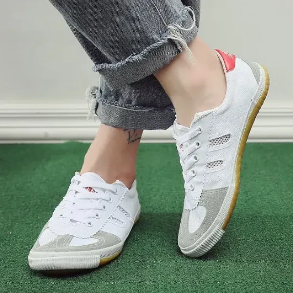 Breathable Hollow Design Lace Closure Non-Slip Sports Running Walking Outdoor Me