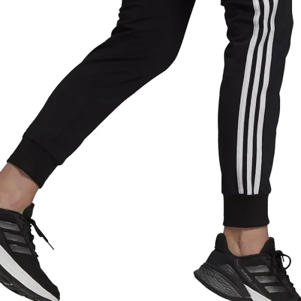 Drawstring Closure Comfortable Sports Trouser, Breathable 3 Stripes Gym Running
