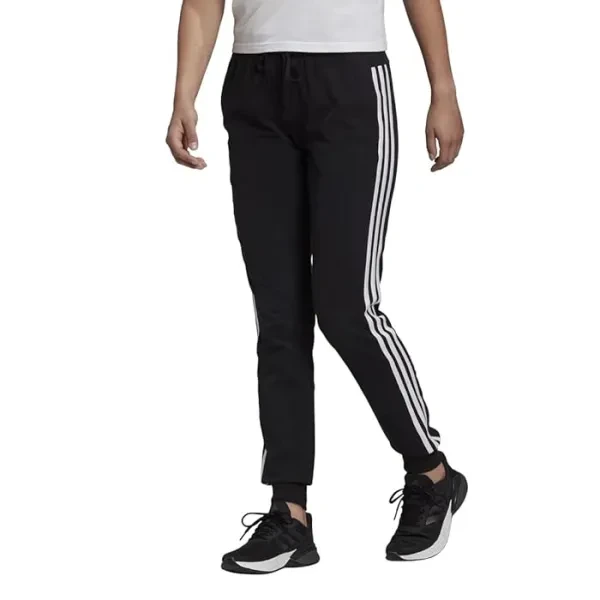 Drawstring Closure Comfortable Sports Trouser, Breathable 3 Stripes Gym Running