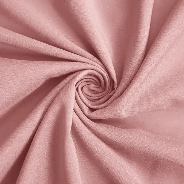 Muslim Women Pink Abaya Dress, A-Line Patchwork Long Maxi Dress, Long Sleeve, Wi