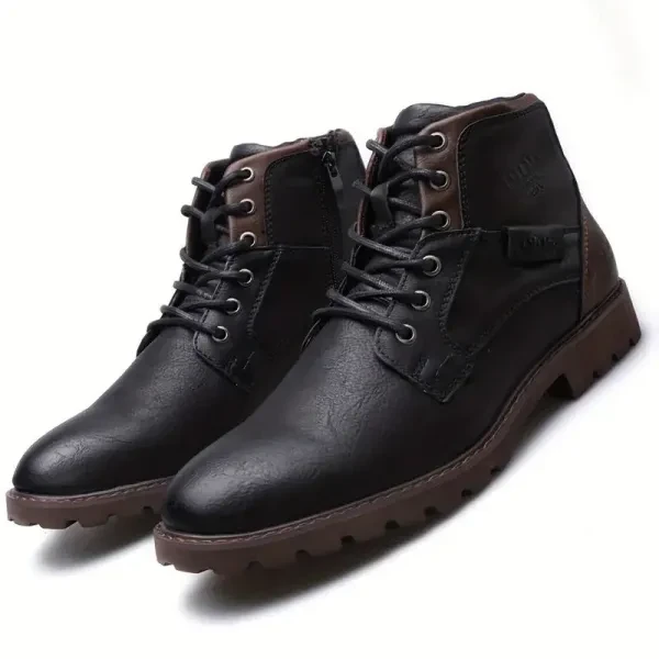 Black Combat Men Boots Non-Slip Outdoor Hiking Boots