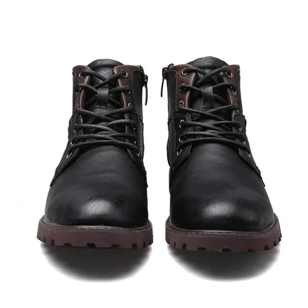 Black Combat Men Boots Non-Slip Outdoor Hiking Boots