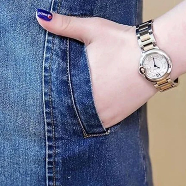 Blue Full Sleeves Fashion Women Denim Jacket Button Up Outerwear Summer Loose Lo