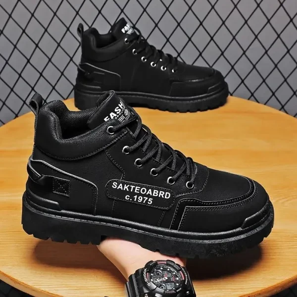 Premium Quality Ankle Top Lace Closure Men Stylish Footwear Fashion Outdoor Trav