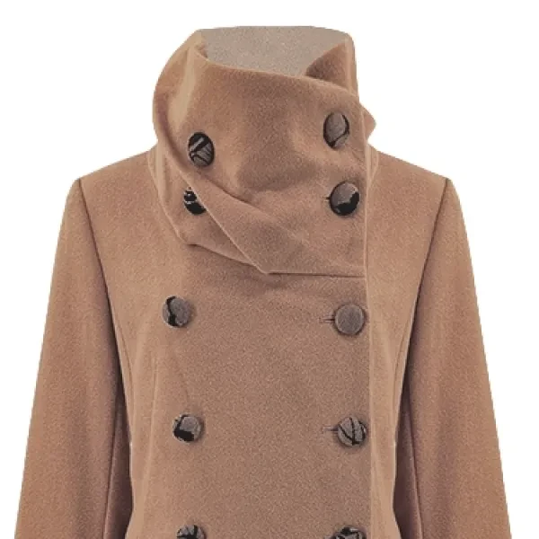 Button-Up Winter Coat Full Sleeves Jacket
