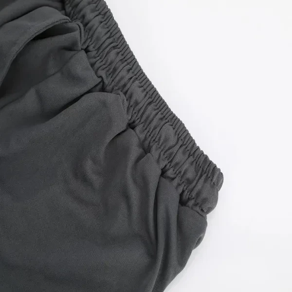 Solid Color Drawstring Men Summer Wear Shorts, Comfortable Double Pocket Running