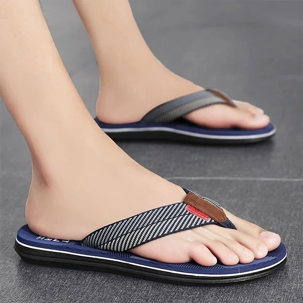 Lightweight Letters Pattern Men Casual Flip Flops Toe Thong Fashion Summer Casua