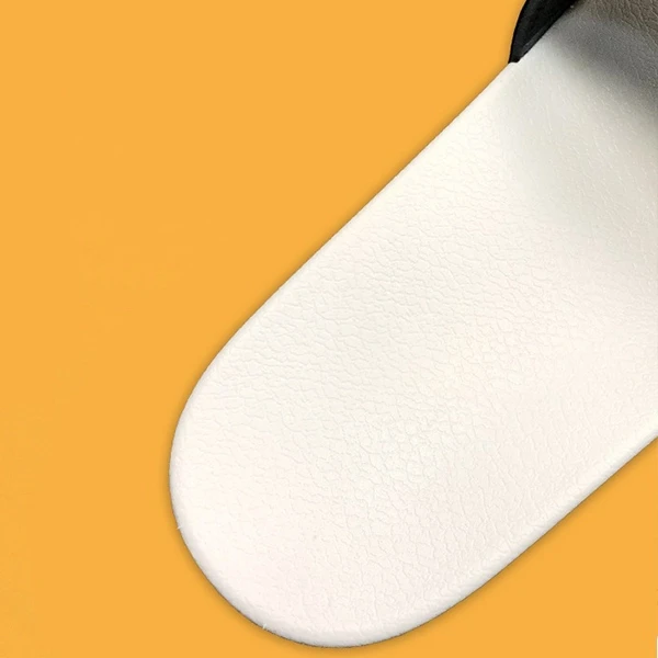 Letter Print EVA Soft Sole Open Toe Couple Men Outdoor Comfy Wear White Color Li