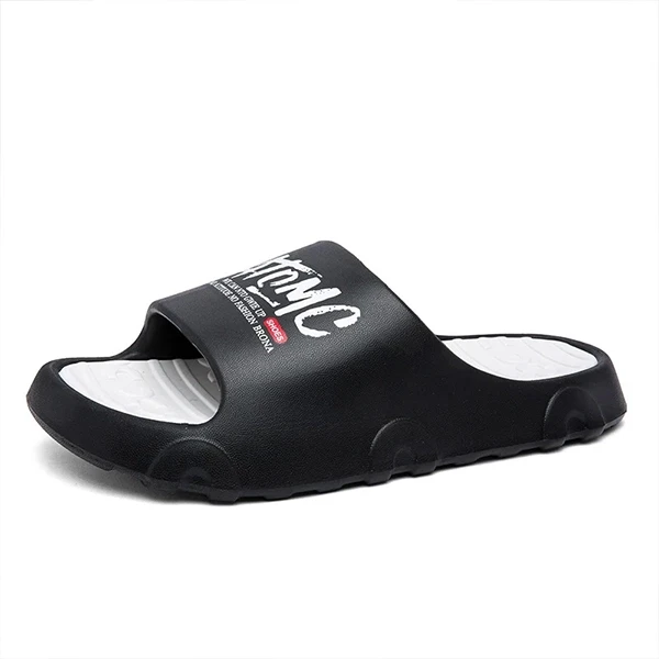 Letter Print Anti-Slip EVA Lightweight Soft Sole Bathroom Outdoor Men Casual Wea