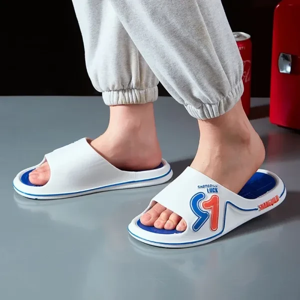 Men Slippers Soft Non Slip Sandals Fashion Footwear Comfortable Indoor Outdoor S