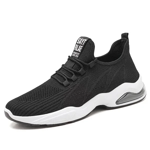 Men Trendy Air Cushion Sports Shoes, Comfortable Breathable Running Sneaker For