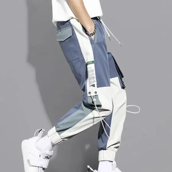 Streetwear Cargo Pants for Men Hip Hop Style Joggers Drawstring High-Quality Swe