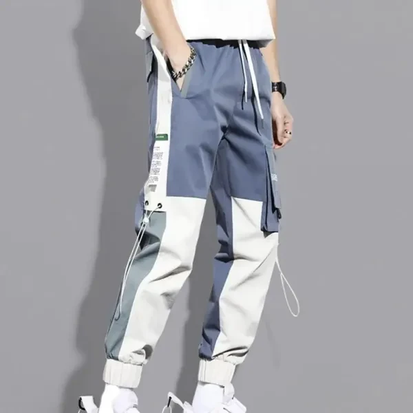 Streetwear Cargo Pants for Men Hip Hop Style Joggers Drawstring High-Quality Swe