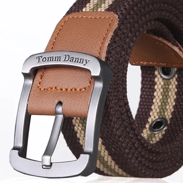 Strong Quality Buckle Closure Men Belts Tactical Canvas Adjustable Outdoor Sport