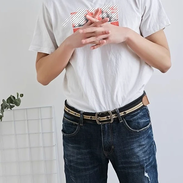 Strong Quality Buckle Closure Men Belts Tactical Canvas Adjustable Outdoor Sport