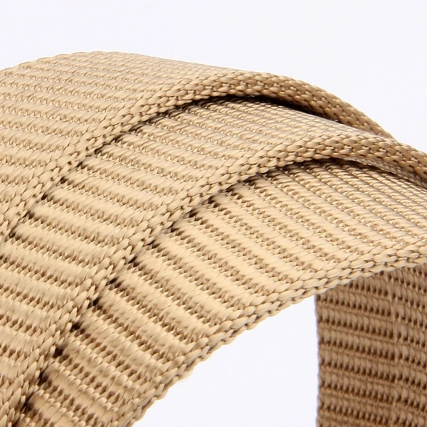 Brown Metal Buckle Nylon Belt - Stylish and Durable Casual Wear for Men