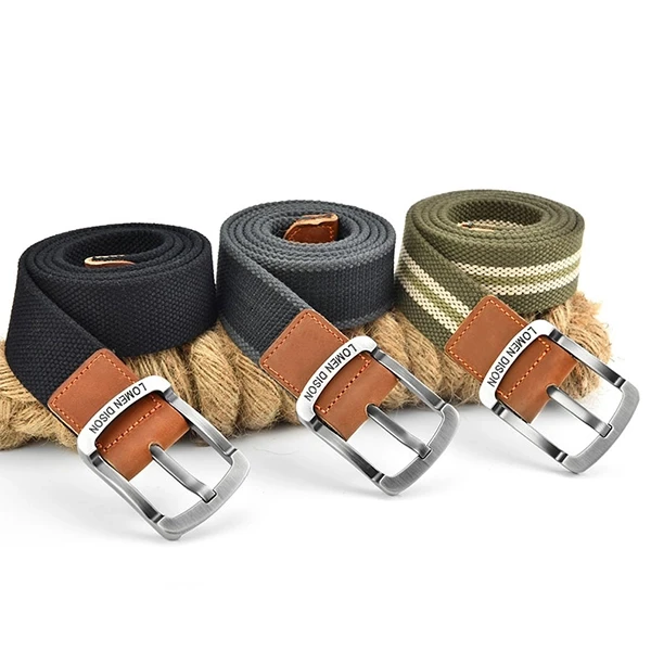 Retro Canvas Braided Buckle Belt - Tactical Outdoor Sports - Men's Fashion Acces