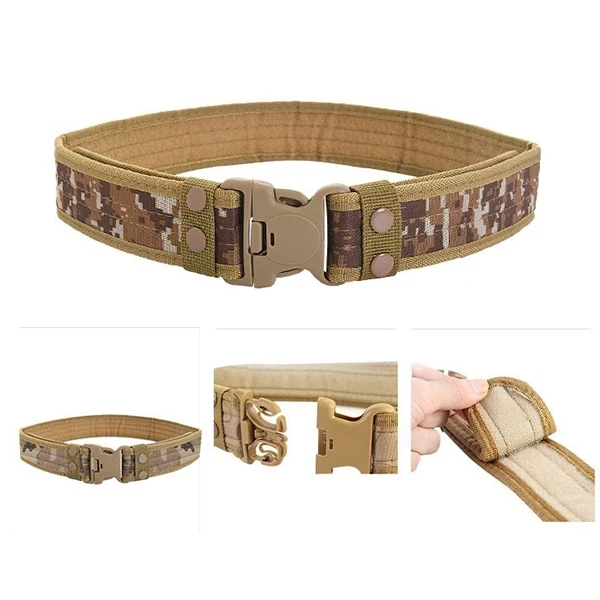 Rapid Release Belt - Green Canvas - Adjustable - Outdoor Travel