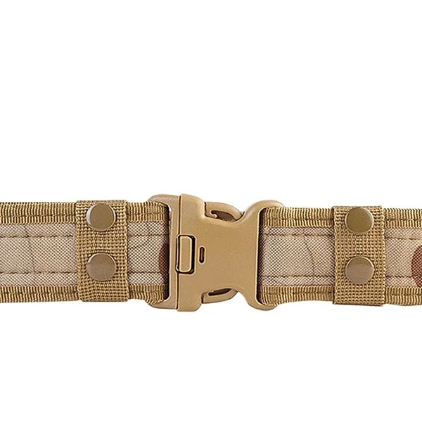 Unisex Tactical Belt for Hunting Hiking - Black Adjustable Rapid Release