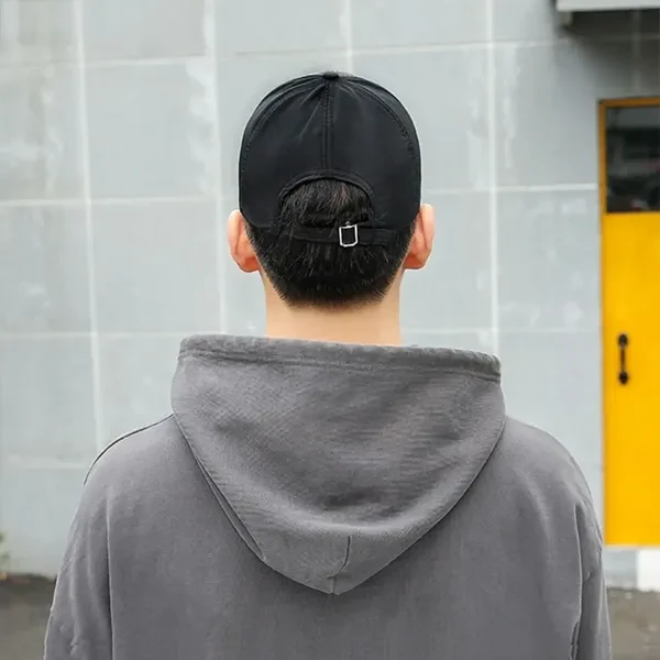 Gray Water Resistant Cap - Unisex Adjustable Strap Fine Quality Fabric for Summe