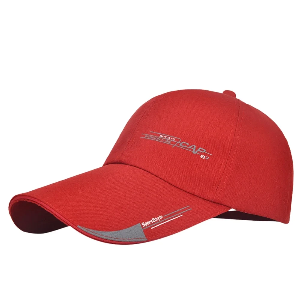 Red Canvas Unisex Cap for Sports Style & Sun Protection