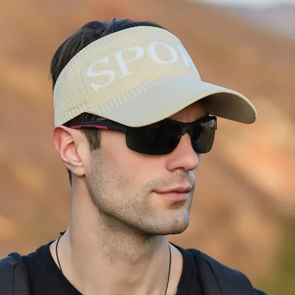 Stay Cool & Stylish Outdoors Men's Beige Sun Protection Canvas Hat