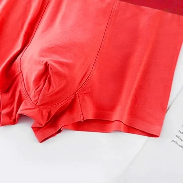 Red Spandex Boxer Lightweight & Comfy Men's Underwear
