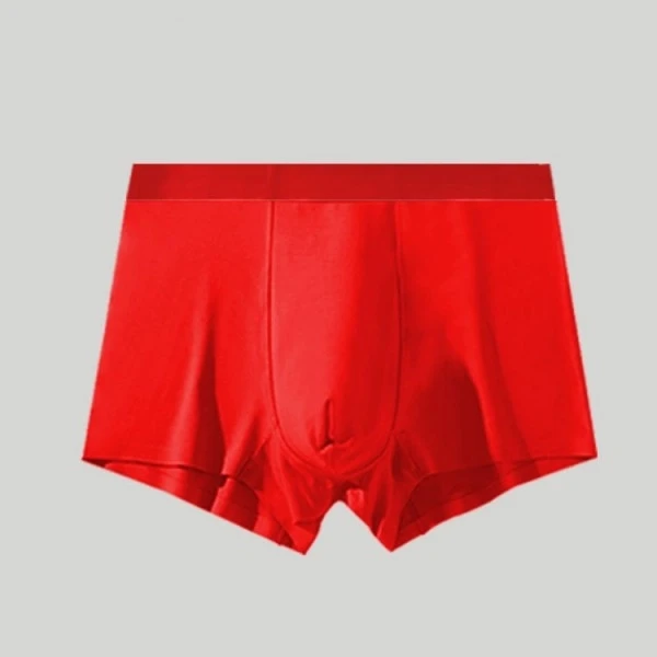 Red Spandex Boxer Lightweight & Comfy Men's Underwear