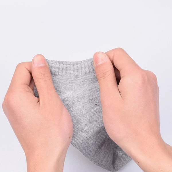 Multi Tone Breathable Men Low Cut Socks Cotton Fabric Casual Sports Ankle Socks