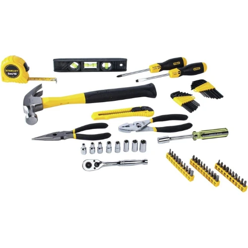 STANLEY Tool Set, Home/Mechanics, 65 Piece (94-248),Black