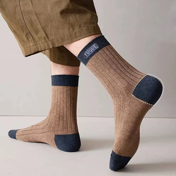 6 Pairs Multi Color Letters Pattern Men Casual Ankle Socks Summer Fashion Breath