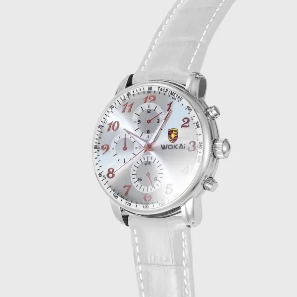 Men Fashion Casual Sports Watch, Leather Band Quartz Wristwatch For Men