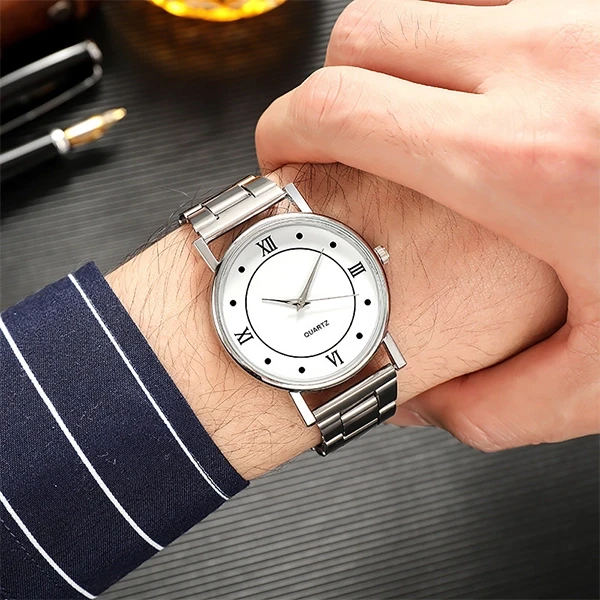Luxury Stainless Steel Business Watch