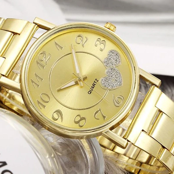 Heartbeat Fashion Watch - Metal Strap Quartz Wristwatch (Men/Women)