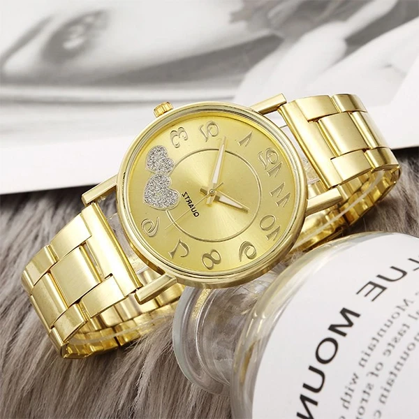 Heartbeat Fashion Watch - Metal Strap Quartz Wristwatch (Men/Women)