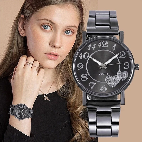 Fashion Metal Strap Quartz Watch (Men/Women)