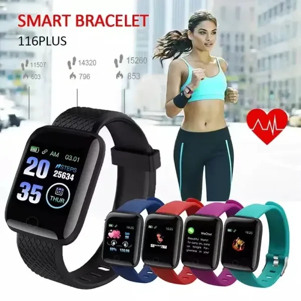 Sports Smart Watch for Men with Large Screen USB Charging Color Display Fitness