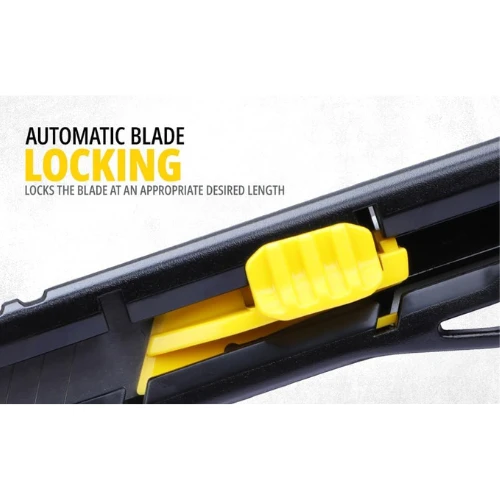 Stanley Stht10323-800 Plastic Slide Lock Snap Off Knife (Black)