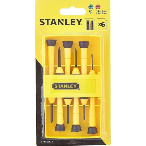 Stanley 0-66-052 Precision Screwdriver 6 Piece Set