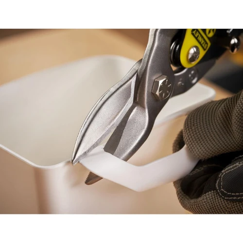 Stanley 2-14-563 "MaxSteel" straight Aviation Snips, 9.84", Black/Yellow