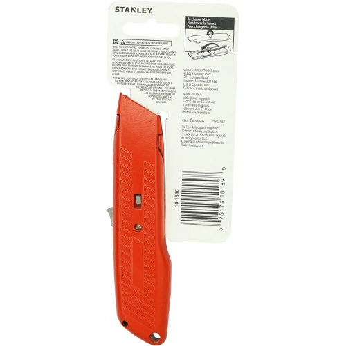 Stanley 0-10-189 Safety Knife 99E, Red