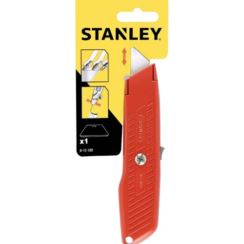 Stanley 0-10-189 Safety Knife 99E, Red