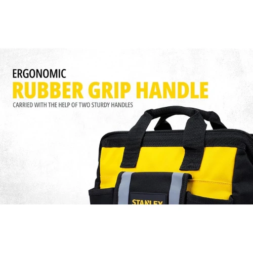 STANLEY Tool Bag By Stanley, Black,Stst512114