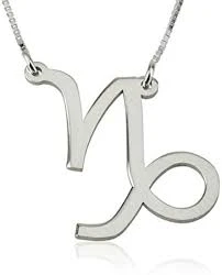 Capricorn Pendant Stainless Steel Necklace - Unisex Fashion Jewelry