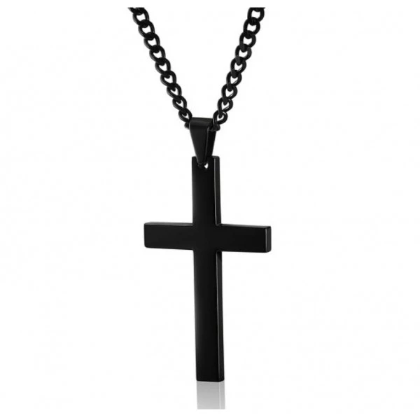 Cross Pendant Necklace Stainless Steel