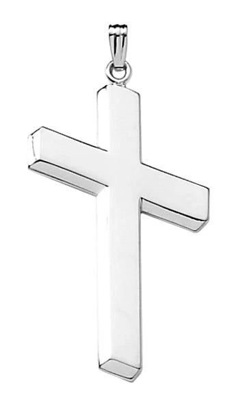 Men's Stainless Steel Cross Pendant Necklace