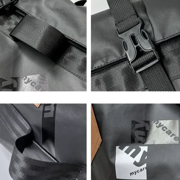 Men's Waterproof Backpack - Korean Style - Ideal for Hiking Gym School & Travel