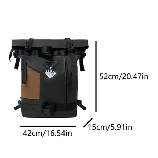Waterproof Korean Backpack for Men - Large Capacity Ideal for Hiking Gym School