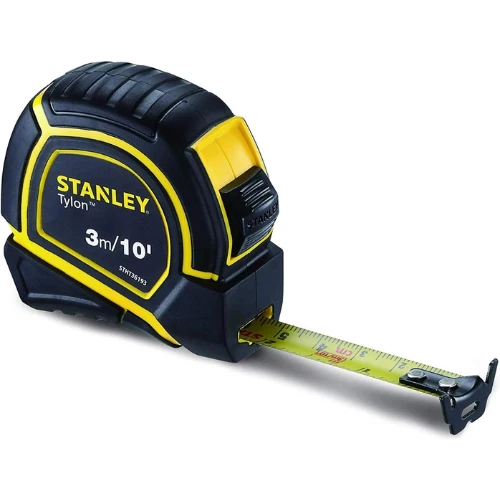 Stanley Tylon Short Tape Measure 3M/10' X 15Mm, Yellow/Black - Stht36193